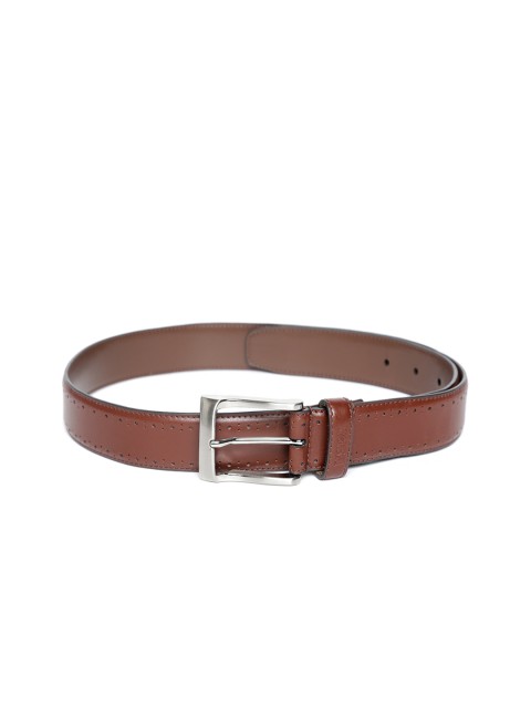 

U.S. Polo Assn. Men Brown Leather Perforated Belt