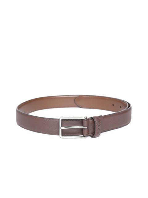

U.S. Polo Assn. Men Brown Solid Leather Belt