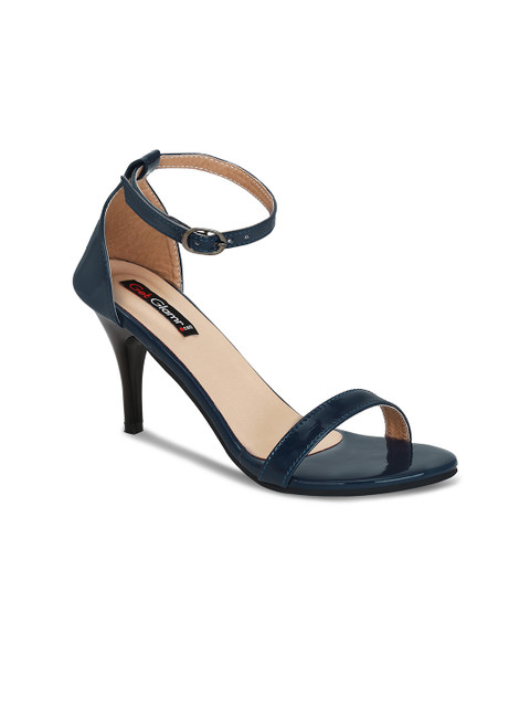 

Get Glamr Women Navy Blue Solid Heels