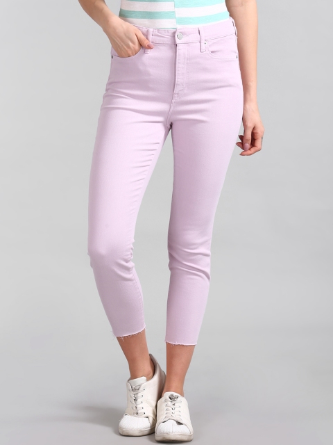 

GAP Women Purple Regular Fit Jeans, Lavender