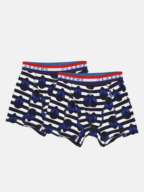 

Claesens Holland Boys Pack of 2 Printed Trunks CL208, Blue