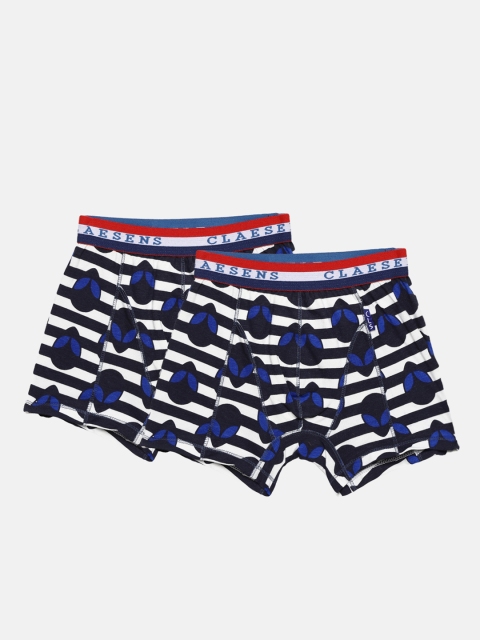 

Claesens Holland Boys Pack of 2 Printed Trunks CL208, Blue