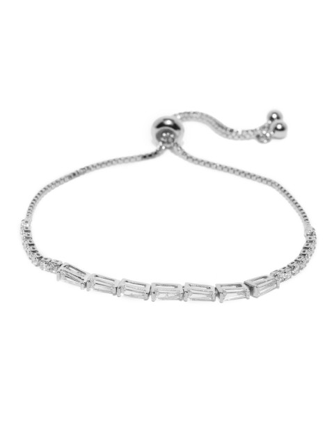 

Amavi Silver-Toned Charm Bracelet