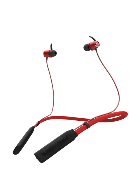 

Wings Unisex Red Arc Neckband Bluetooth Wireless Earphones with Mic