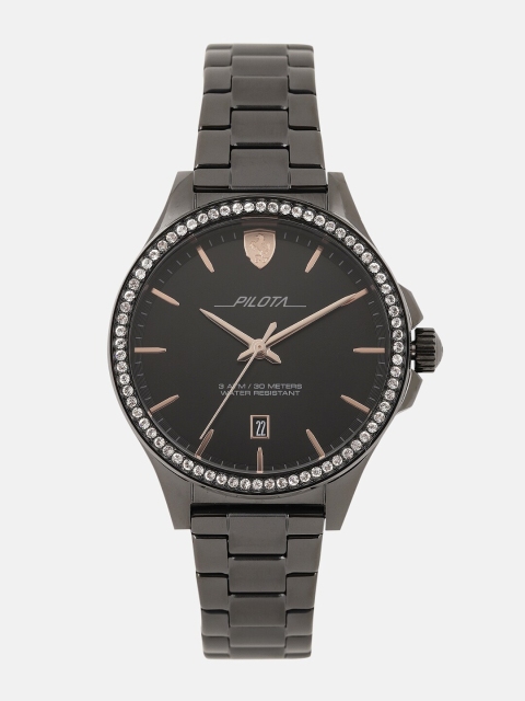 

SCUDERIA FERRARI Pilota Women Black Analogue Watch 820030