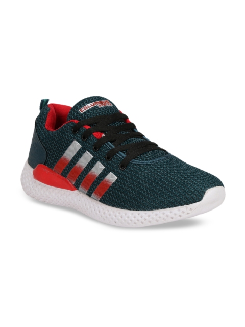 

Columbus Men Green Running Shoes