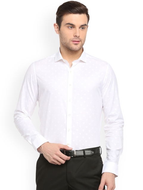 

SIMON CARTER LONDON Men White Slim Fit Formal Shirt
