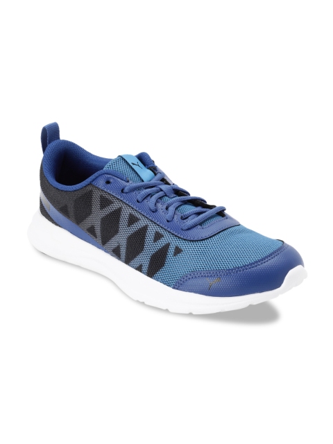 

Puma Men Blue & Black Sneakers