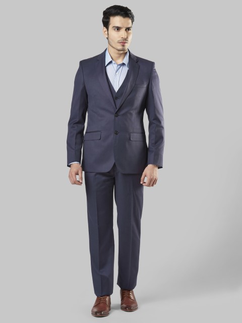 

Raymond Men Blue Single-Breasted Formal Suit