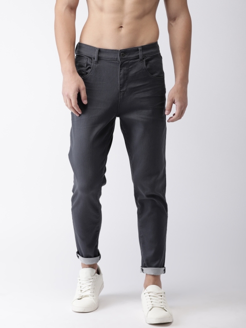

Flying Machine Men Grey MJ Mankle Tapered Fit Solid Chinos