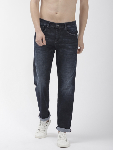 

Flying Machine Men Blue Prince Regular Fit Mid-Rise Clean Look Jeans