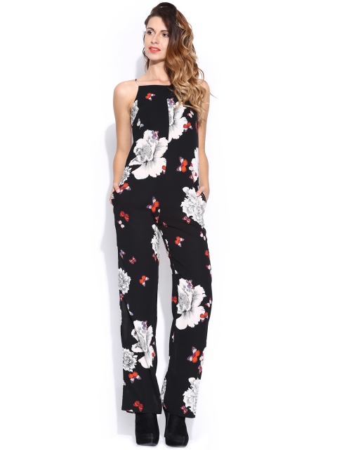 

ONLY Black Floral Printed Jumpsuit