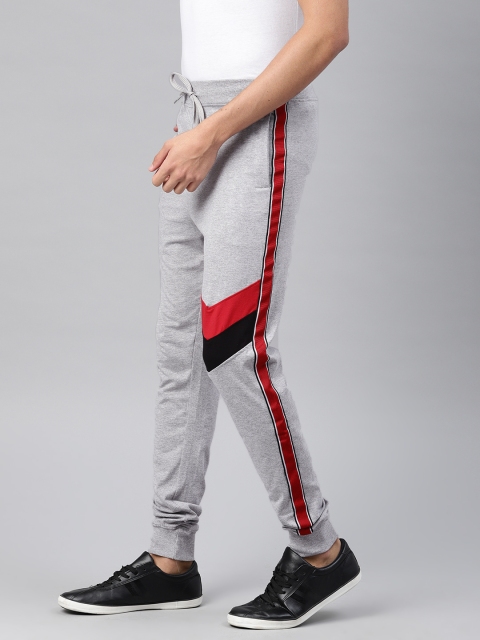 

Maniac Men Grey Melange Slim Fit Cotton Joggers