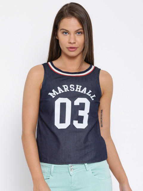 

ONLY Blue Printed Top