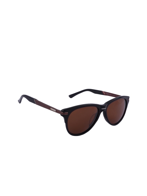 

MARC LOUIS Unisex Brown Oval Sunglasses ML305