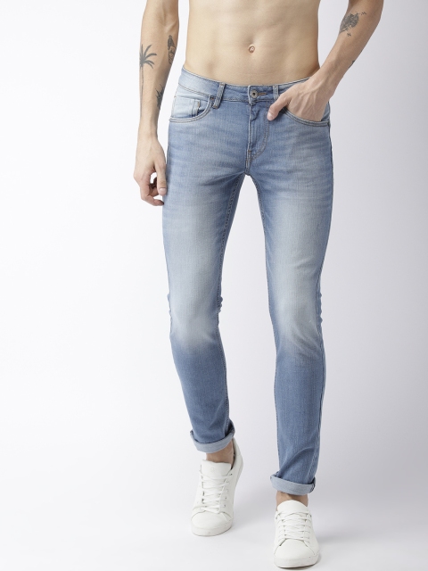 

Flying Machine Men Blue Jackson Skinny Fit Low-Rise Clean Look Stretchable Jeans