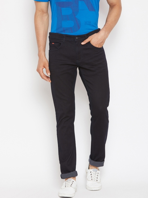 

Blackberrys Men Navy Blue Slim Fit Low-Rise Clean Look Stretchable Jeans