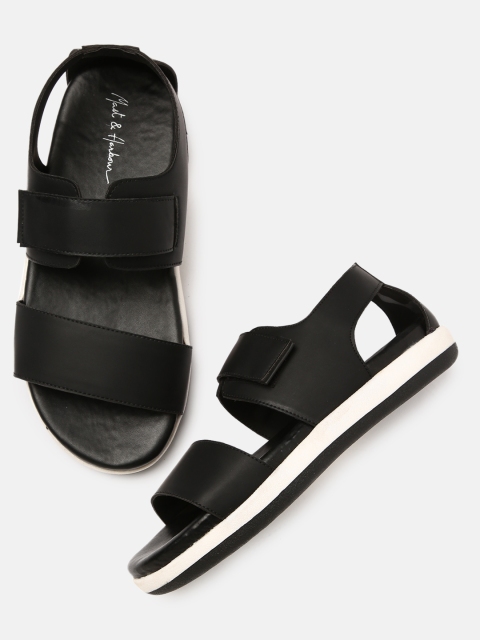 

Mast & Harbour Men Black Sandals