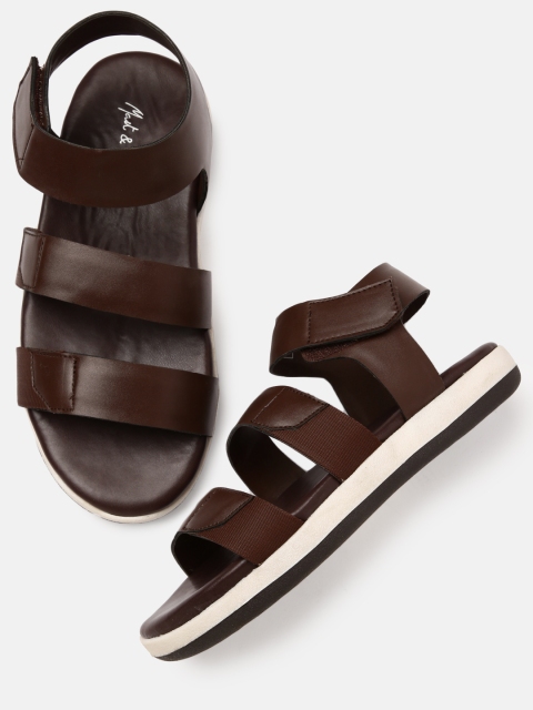 

Mast & Harbour Men Brown Sandals