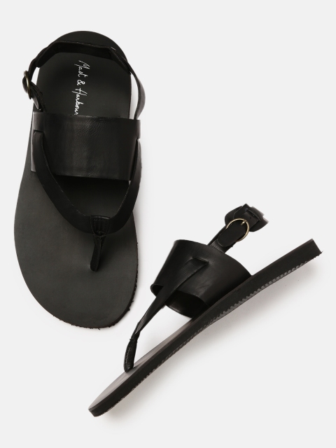 

Mast & Harbour Men Black Sandals