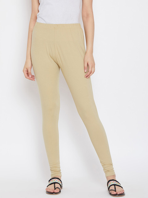 

Camey Women Beige Solid Ankle-Length Leggings