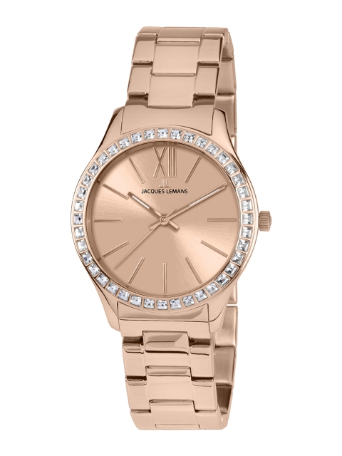 

Jacques Lemans Women Rose Gold Analogue Watch 1-1841H