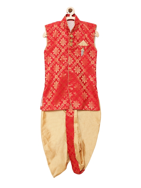 

Kidling Boys Red Angrakha with Dhoti