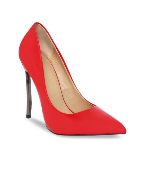 

ESTATOS Women Red Solid Pumps