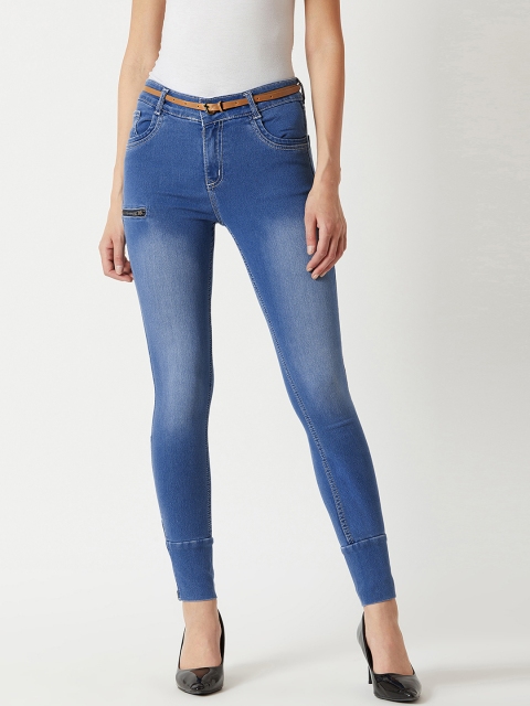 

Miss Chase Women Blue Skinny Fit Mid-Rise Clean Look Jeans