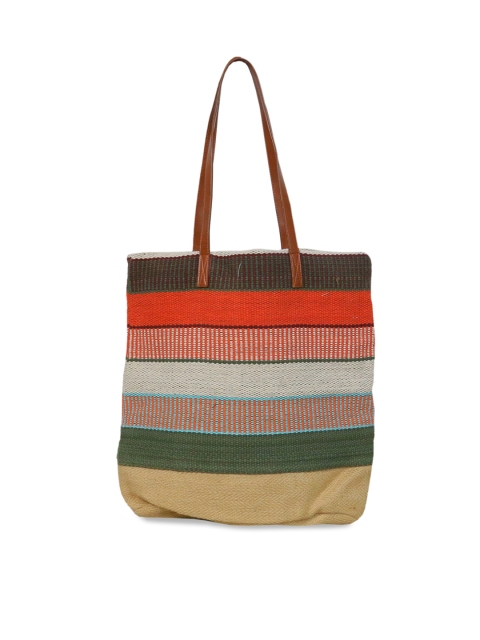 

Diwaah Multicoloured Self Design Tote Bag, Multi