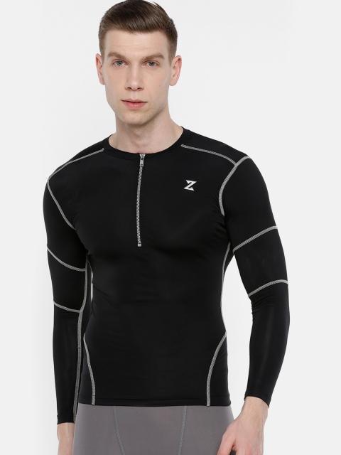 

Azani Men Black Striped Round Neck T-shirt