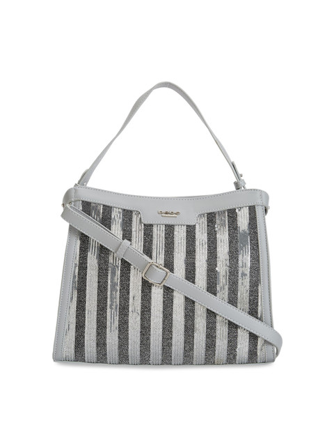 

bebe Grey Embellished Handheld Bag