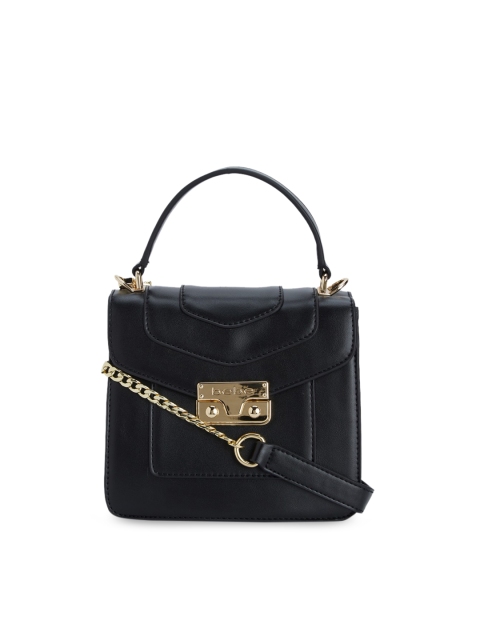 

bebe Black Solid Satchel