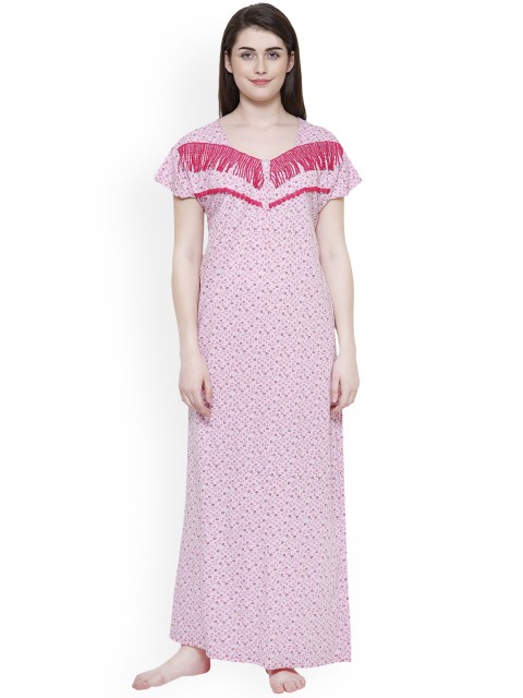 

Secret Wish Pink Printed Nightdress NT-E144-688