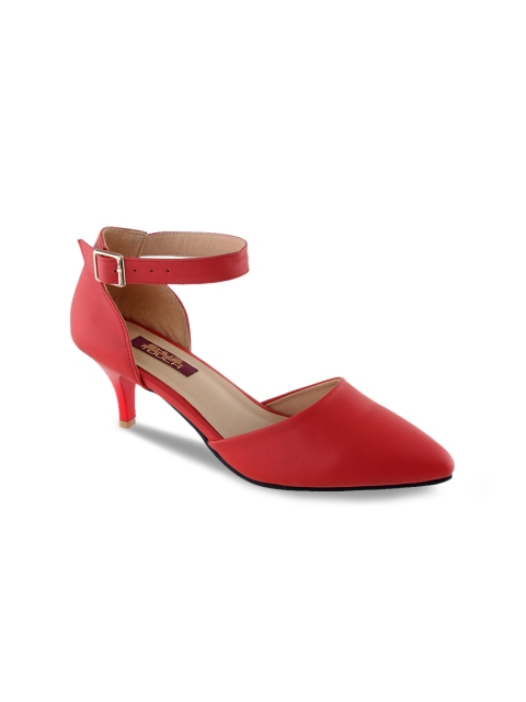 

SHUZ TOUCH Women Red Solid Pumps