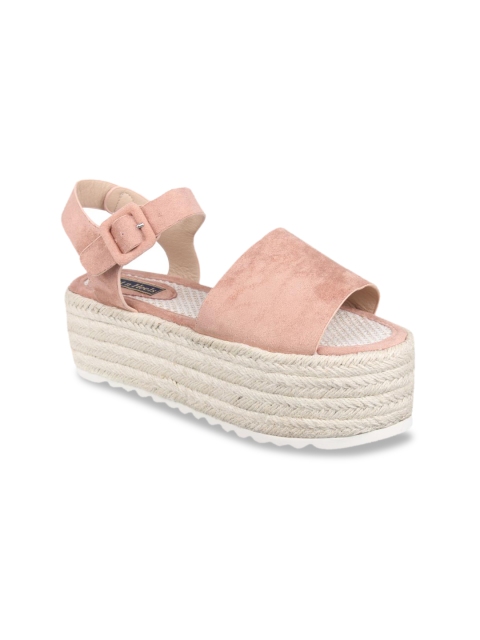 

Flat n Heels Women Pink Solid Heels
