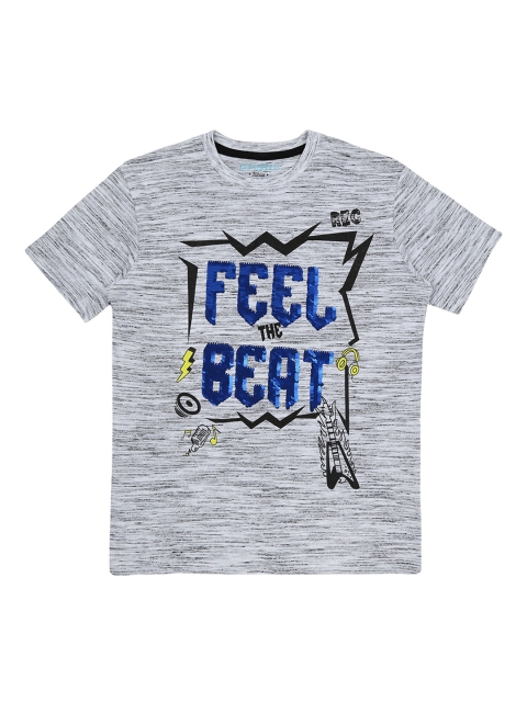 

Pantaloons Junior Boys Grey Printed Round Neck T-shirt