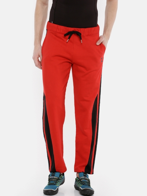 

Azani Men Red Solid Slim-Fit Track Pants