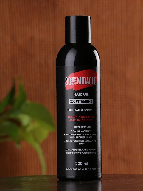 30DAYSMIRACLE Unisex 2X Vitamin-E Hair Oil 200ml