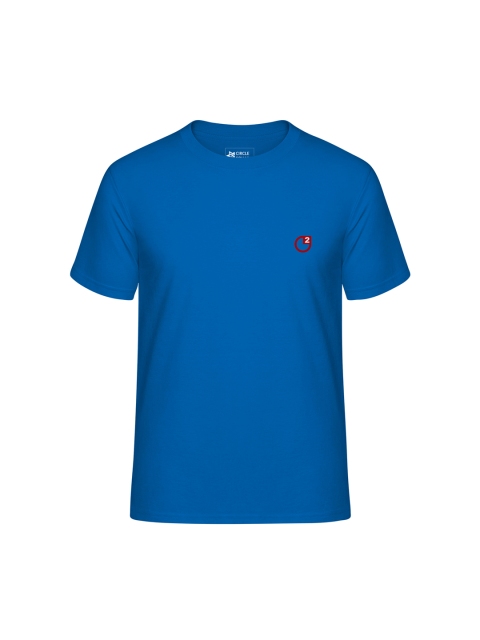 

Circle Square Kids Blue Solid Round Neck T-shirt
