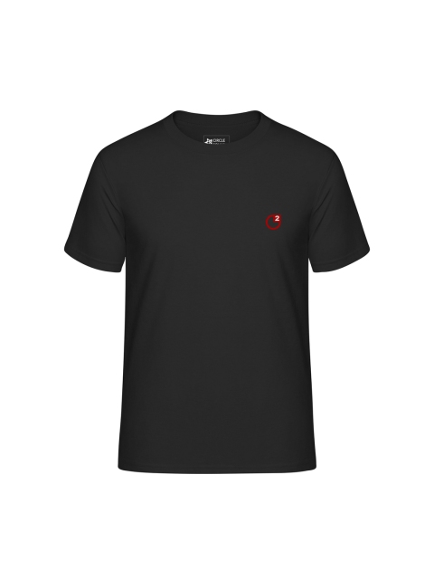 

Circle Square Kids Black Solid Round Neck T-shirt