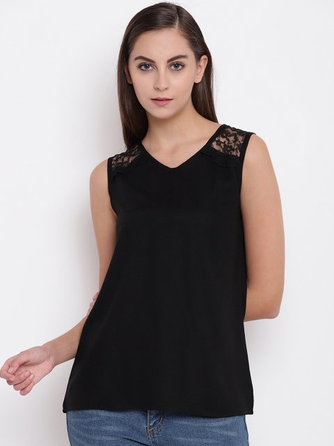 

Miss Grace Women Black Solid Top