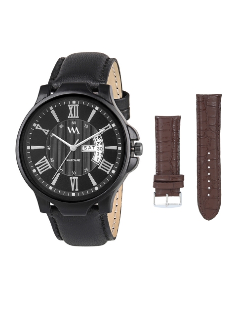 

WM Men Black Analogue Watch ddwm-036-wms-006