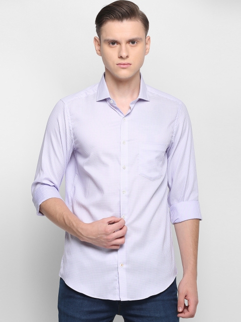 

SIMON CARTER LONDON Men Blue Slim Fit Printed Casual Shirt