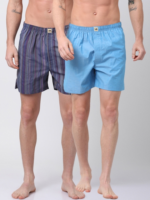 

Urban Dog Men Pack of 2 Boxers UDBX114_UDBX117, Multi