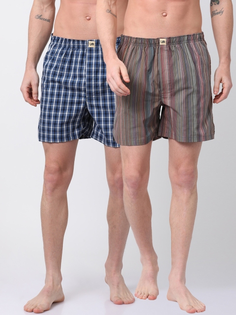 

Urban Dog Men Pack of 2 Printed Boxers UDBX123_UDBX132, Multi