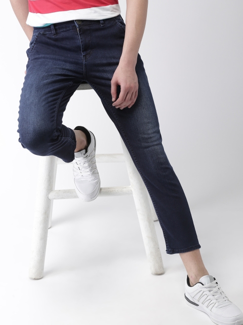 

Mast & Harbour Men Blue Slim Tapered Fit Mid-Rise Clean Look Stretchable Jeans