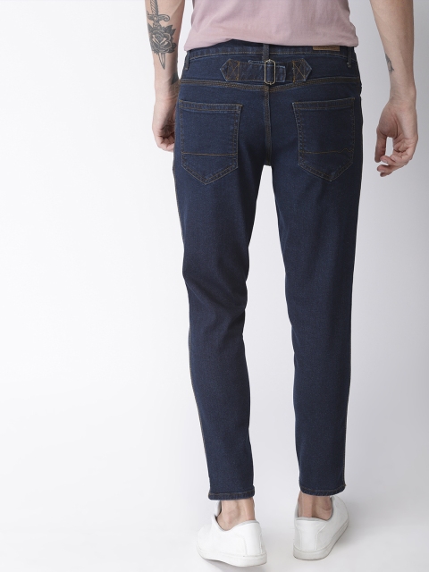 

Mast & Harbour Men Blue Mid-Rise Carrot Fit Clean Look Stretchable Jeans