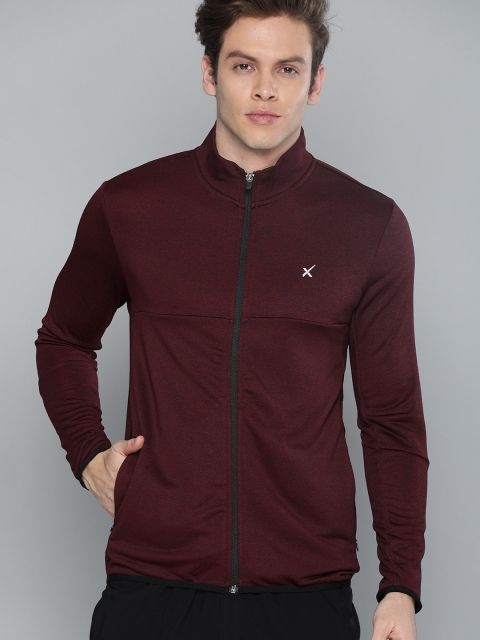 

HRX by Hrithik Roshan Men Maroon Running Rapid Dry Solid Sweatshirt