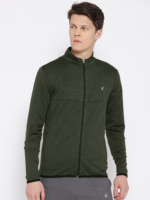 

HRX by Hrithik Roshan Men Olive Green Solid Running Rapid Dry Sweatshirt